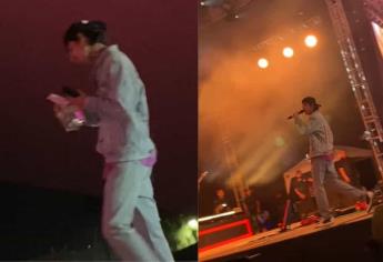 Natanael Cano recibe misteriosa carta en pleno concierto; fans recuerdan a Chalino Sanchez