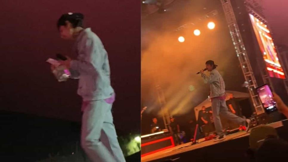 Natanael Cano recibe misteriosa carta en pleno concierto; fans recuerdan a Chalino Sanchez