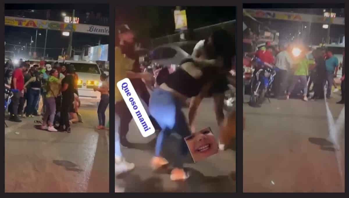 El pleito detuvo el tráfico en la carretera.