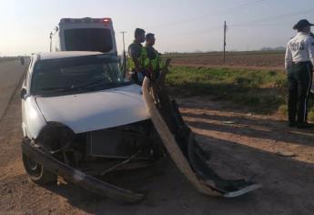 Conductor da la vuelta en «U» y lo embiste un tráiler cerca del 20 de Noviembre 