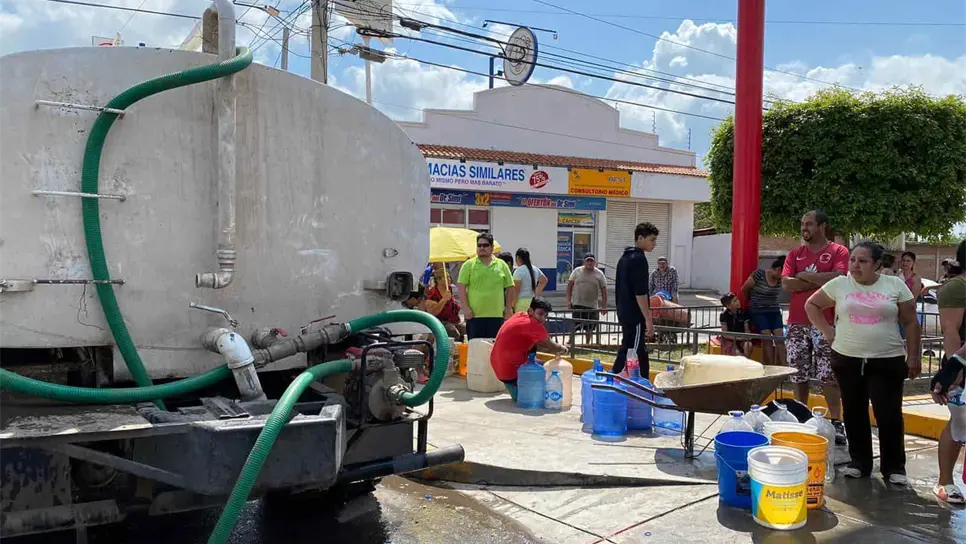 Ciertas colonias llevan varios días sin suministro de agua. FOTO: Luz Noticias