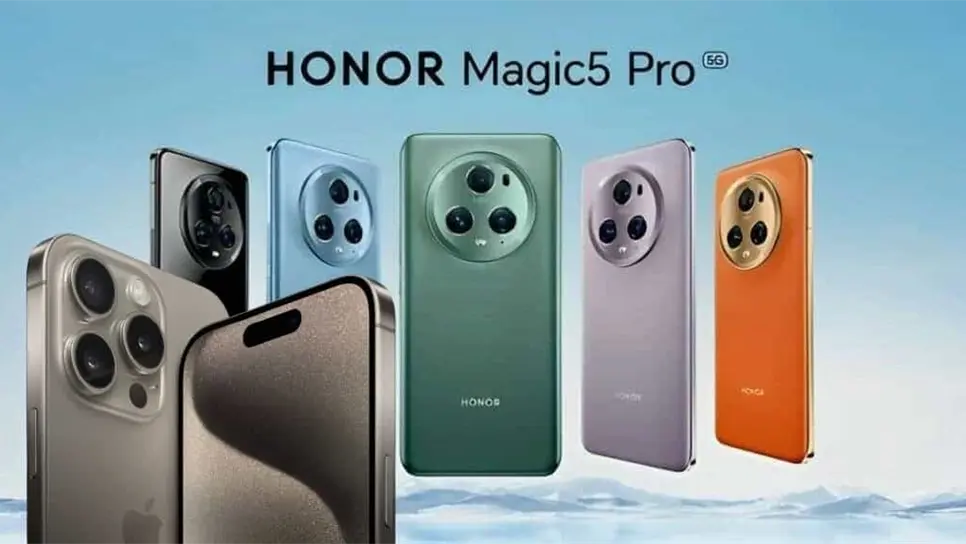 FOTO:  Honor contra iPhone 15.
