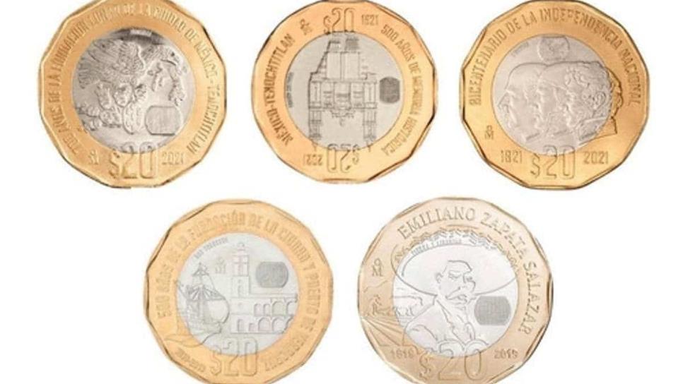 Monedas conmemorativas de 20 pesos: ¿Cómo empeñarlas en el Monte de Piedad?