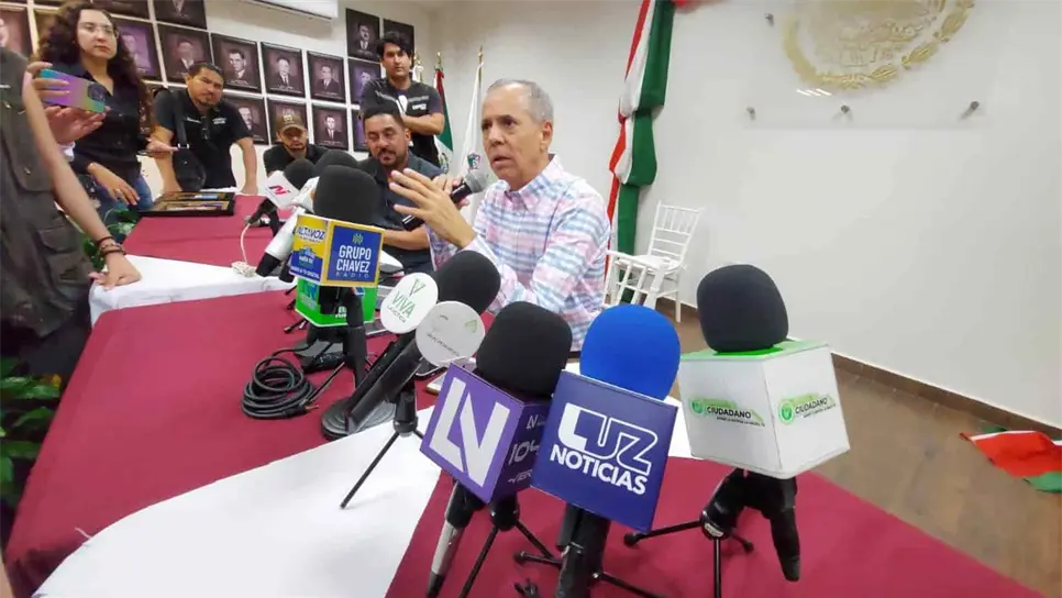 Gerardo Vargas Landeros, alcalde de Ahome. FOTO: Rita Sánchez.