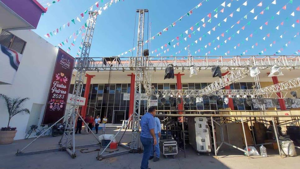 Todo listo para la gran fiesta del Grito de Independencia en Ahome