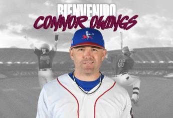 Tomateros de Culiacán hace oficial la llegada de Connor Owings