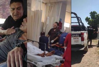 Policías rescatan a exmarino de morir por golpe calor en Los Mochis