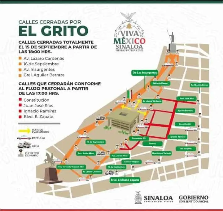 Así el cierre de Calles.