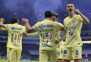 América golea a Chivas 4-0 en la edición 250 del clásico nacional