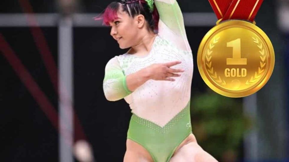 Alexa Moreno gana medalla de oro en la Copa Mundial de Gimnasia en París