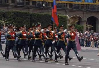 Presencia de militares rusos en desfile de Independencia de México genera controversia