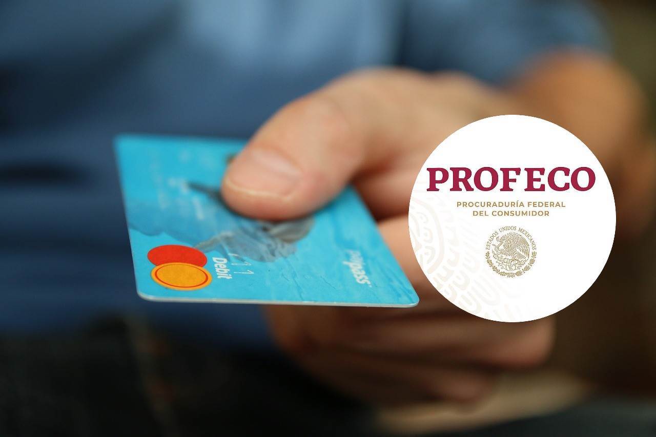 FOTO: Profeco reitera que es indebida la comisión por pago de tarjeta.
