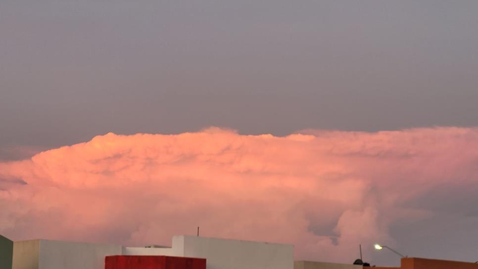 «Supernube» sorprende en el norte de Sinaloa; fenómeno meteorológico Inusual | VIDEO