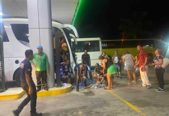Se deshidratan turistas de Durango en Mazatlán cuando regresaban en el autobús