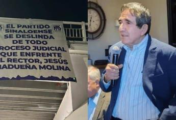 El PAS no colgó las mantas que se deslindan del Rector de la UAS: Cuén