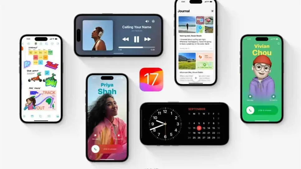 Apple ha presentado el nuevo iOS 17, disponible para algunos equipos iPhone. FOTO: Cortesía/Apple.