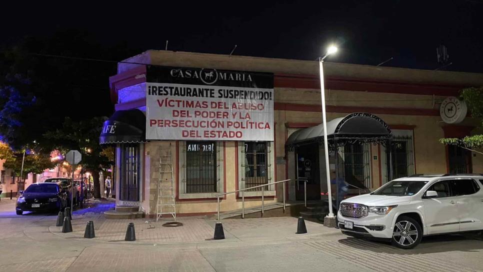 Coepriss clausura  restaurantes de Cuén, Casa María y Beisbox 
