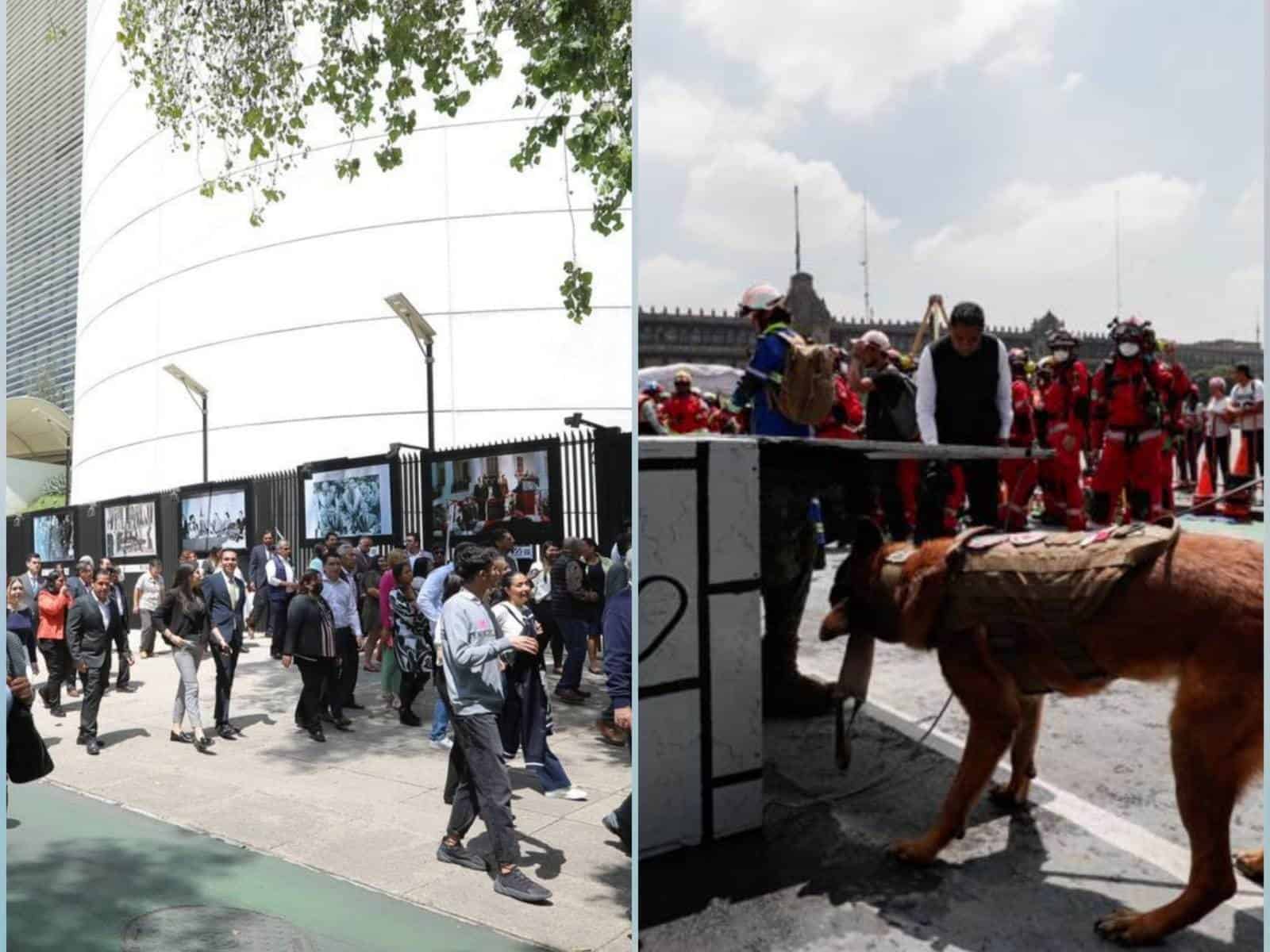 Simulacro Nacional contra sismo. | FOTO: Twitter.