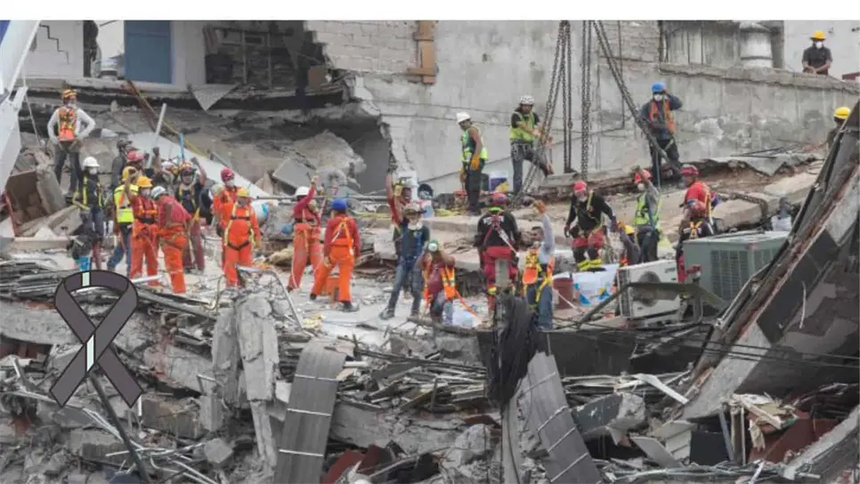 Imágenes del sismo de 1985 en la Ciudad de México. | FOTO: Capital 21.