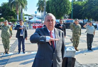 Gobernador de Sinaloa conmemora a las víctimas del sismo del 85