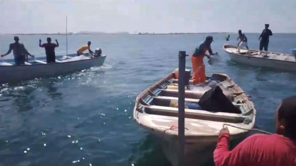 Marinos matan a pescador tras chocar pangas en Las Lajitas, Ahome