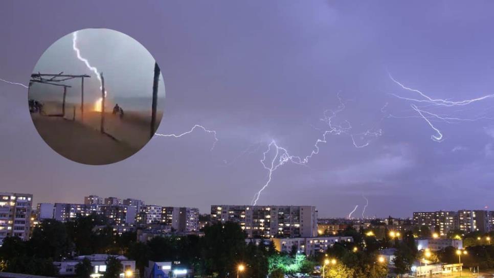 ¿Tormenta eléctrica por tu zona?, así puedes evitar ser golpeado por un rayo