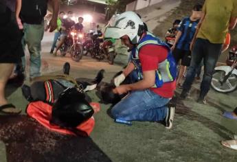 «Pega y huye» arrolla a un repartidor en Culiacán