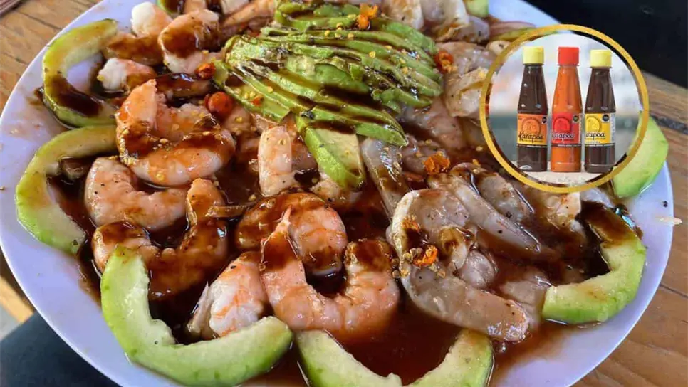 Los mariscos en Sinaloa deben de ir acompañados de una buena salsa. FOTO: Juan Carlos Rivera