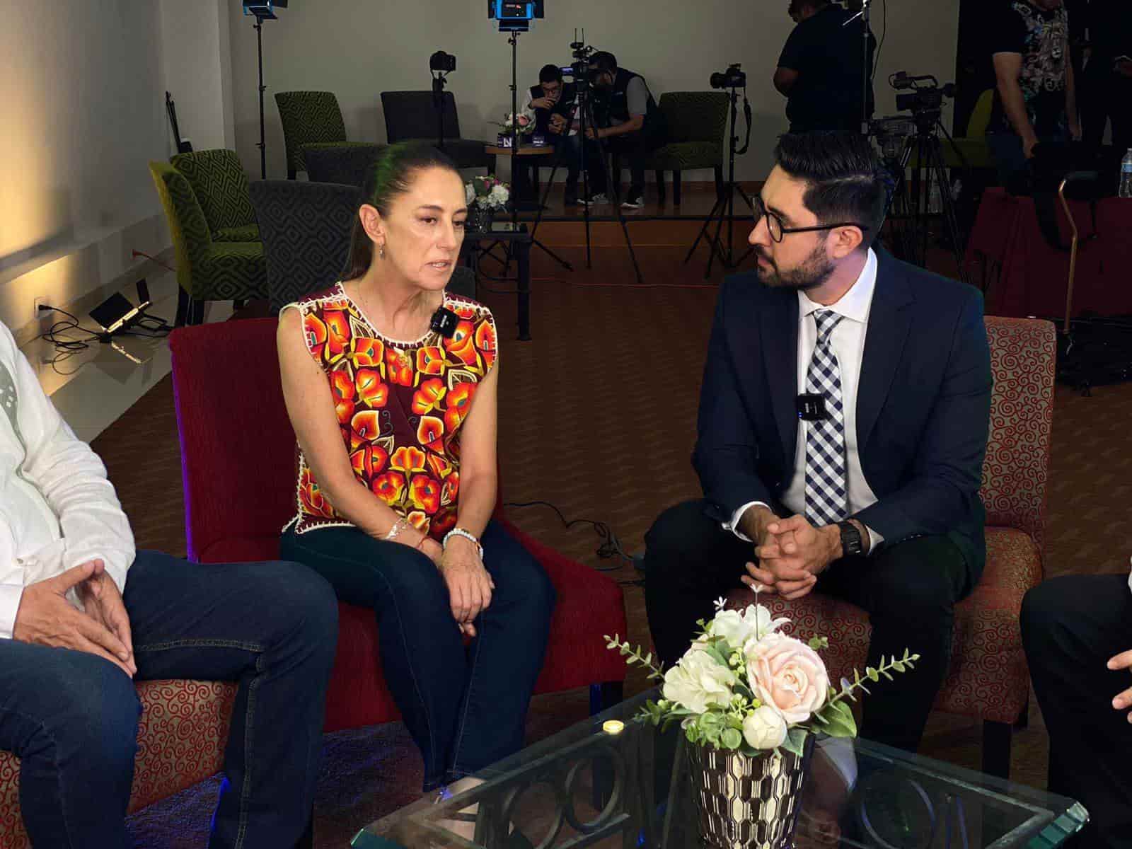 Claudia Sheinbaum en exclusiva para Luz Noticias. FOTO: Luz Noticias