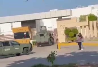 Helicópteros y elementos militares realizan megaoperativo en privada de Culiacán; hay dos detenidos