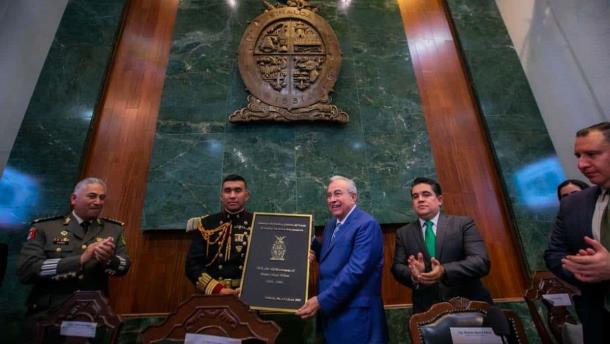 Congreso del Estado inscribe en el Muro de Honor el Bicentenario del Heroico Colegio Militar