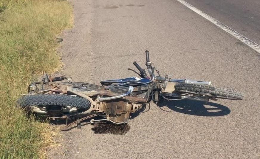 El joven sufrió un accidente en motocicleta. FOTO: Osmar Zavala.
