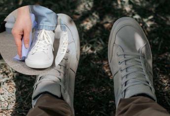 Deja tus tenis blancos como nuevos sin mojarlos, ¡Solo necesitarás un material!