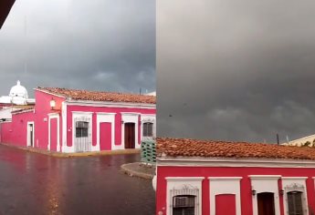 Nubes de tormenta dejan lluvia en Cosalá este martes 