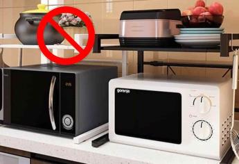 5 cosas que ni por error deberías poner encima de tu horno de microondas