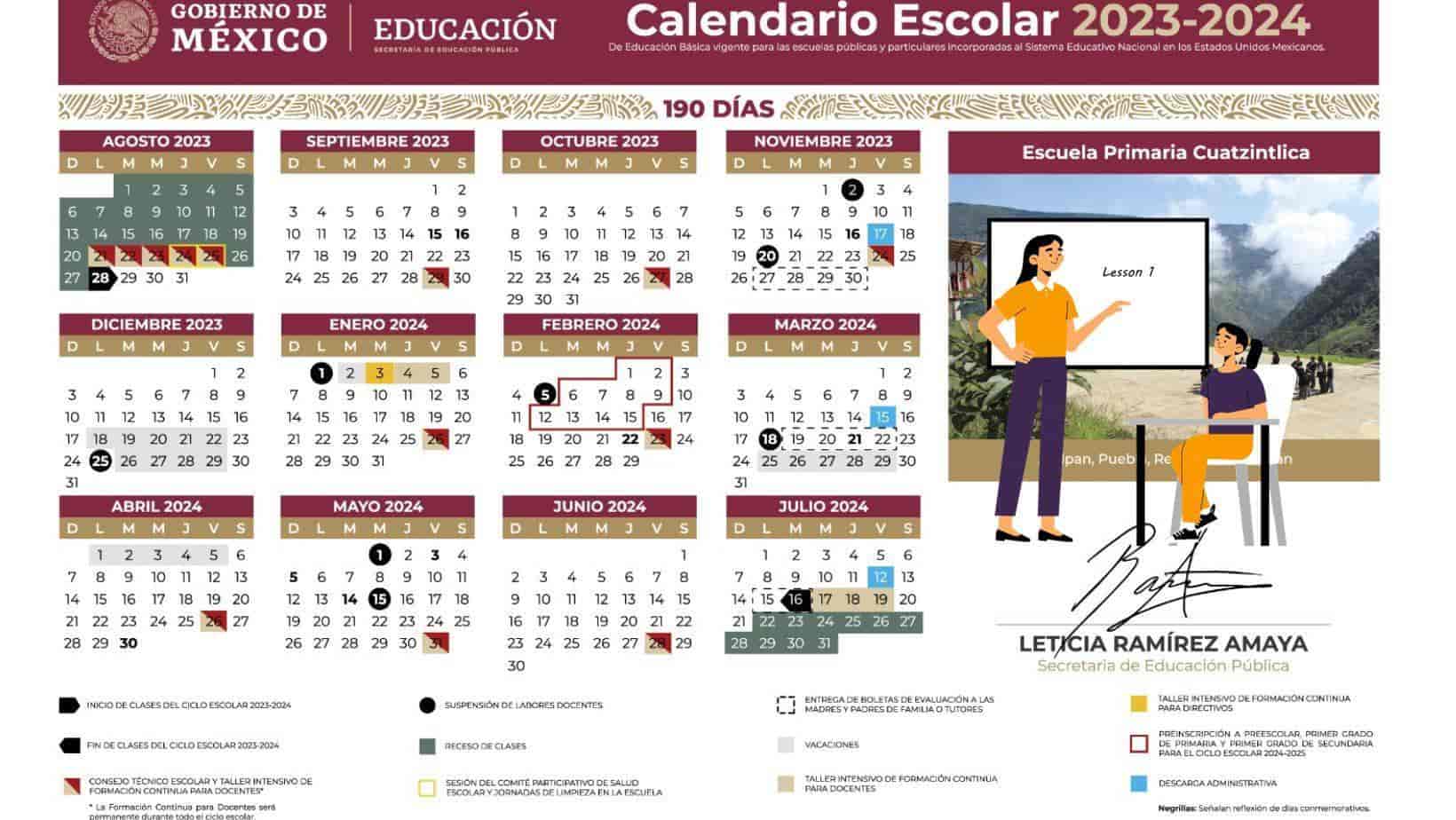 ¿Habrá clases este 12 de octubre? Esto dice la SEP. | FOTO: Secretaría de Educación Pública.