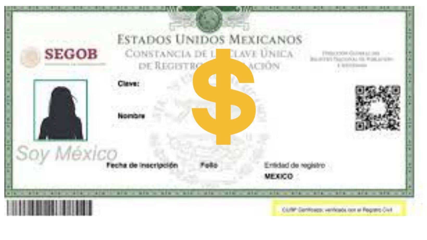 Cuánto costará la nueva CURP con fotografía?. | FOTO: Twitter.