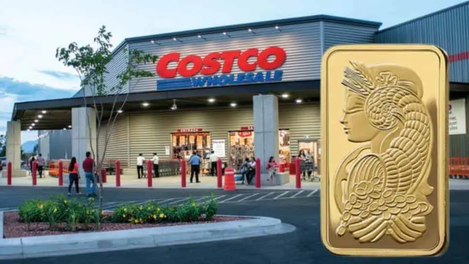 FOTO: Lingote de oro en Costco.