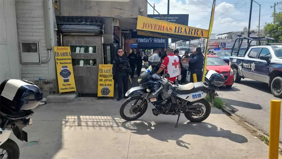 El intento de asalto a una joyería en Culiacán movilizó a policías.