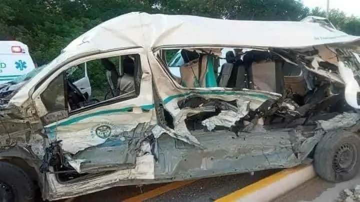 Trágico accidente en la carretera Playa del Carmen-Tulum deja 6 muertos. | FOTO: Cortesía.