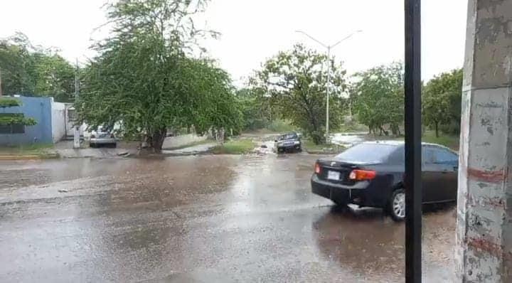 Se registran fuertes lluvias en Culiacán ¡Se cumple el pronóstico!