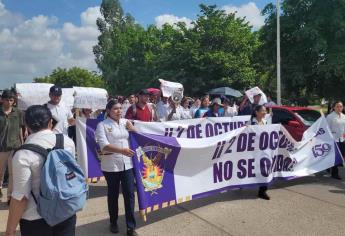 La UAS recuerda el 2 de octubre recriminando la actual persecución política