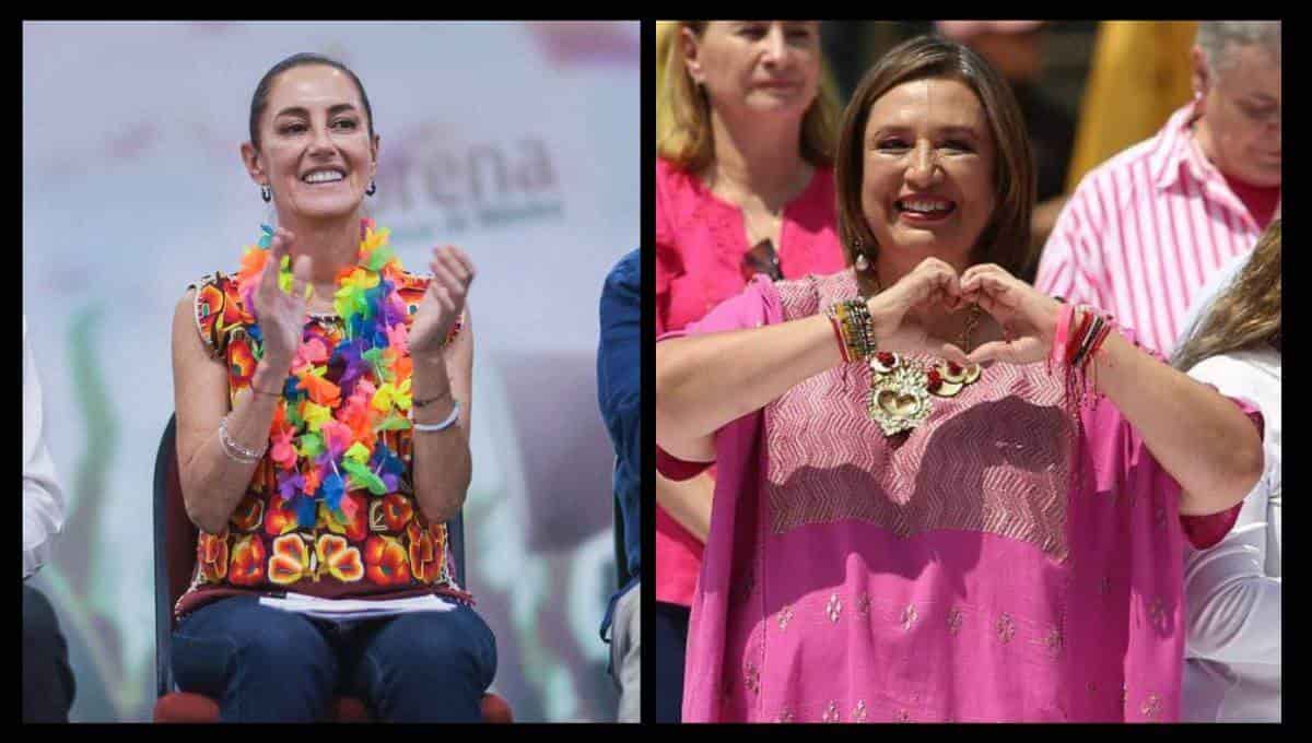 Claudia Sheinbaum y Xóchitl Gálvez son las candidatas hasta el momento.
