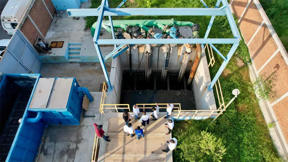 Modernizan y dan mantenimiento al Cárcamo Burócrata en Mazatlán