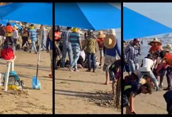 Músico y turista se agarran a golpes en playas de Mazatlán | VIDEO