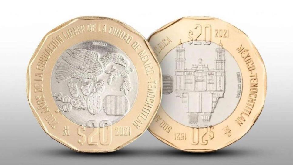 Moneda conmemorativa de Tenochtitlán se vende por esta exorbitante cantidad de dinero