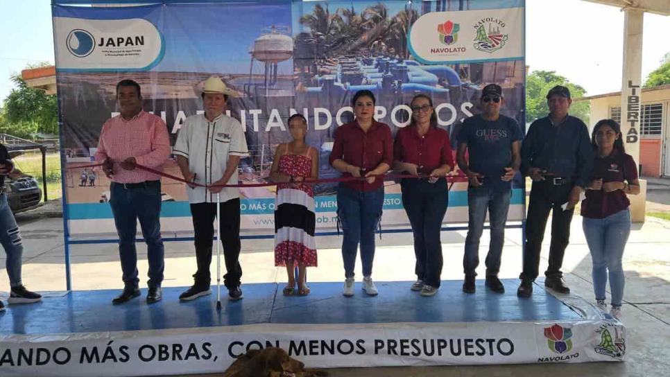 Rehabilitan pozo en la comunidad de El Portugués, Navolato Rehabilitan pozo en la comunidad de El Portugués, Navolato