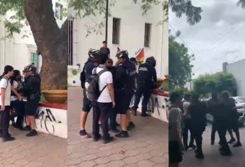 Derechos Humanos abre investigación a policías que agredieron a estudiante de la UAS 