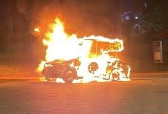 Arde pulmonía afuera de conocido hotel de Mazatlán | VIDEO
