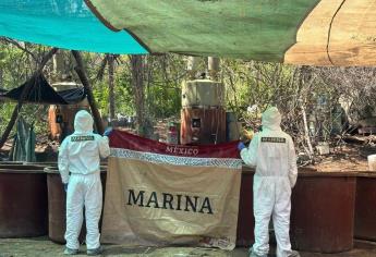 Marina localiza y desmantela «narcolaboratorios» en Cosalá y en San Ignacio